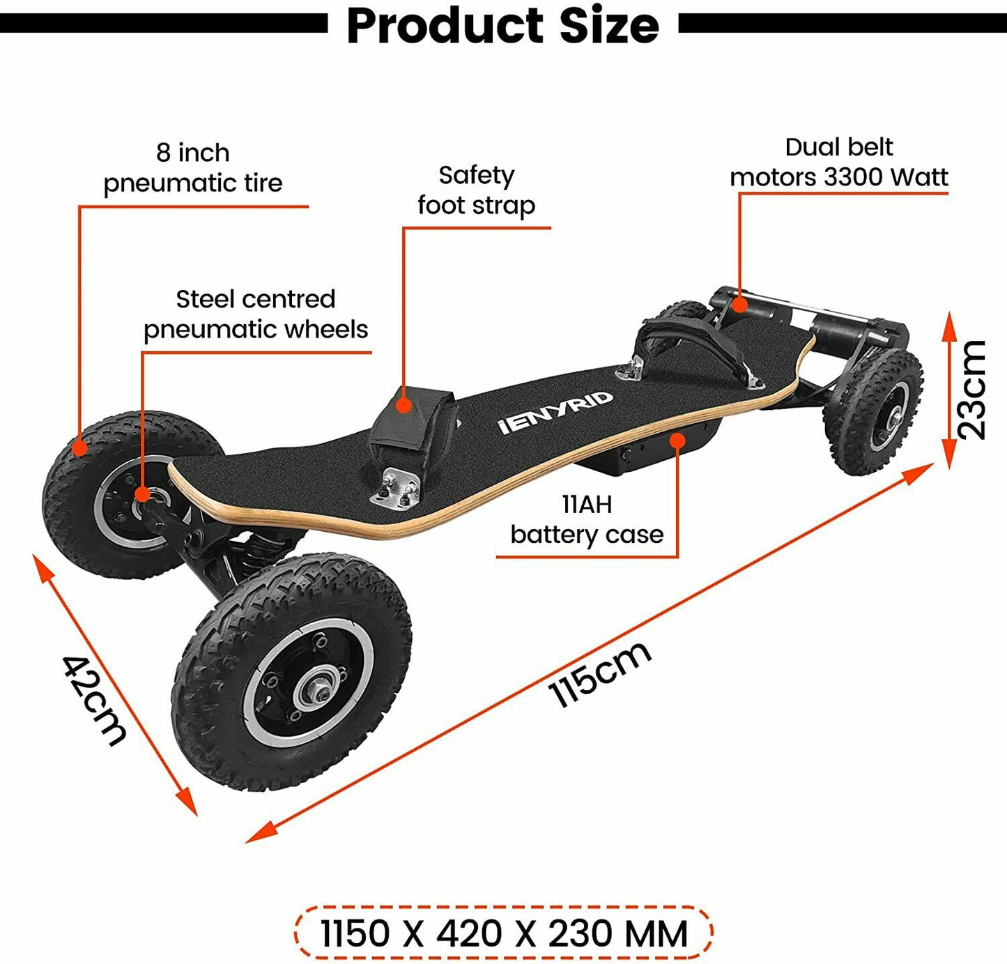 iENYRID YF001 Electric Skateboard