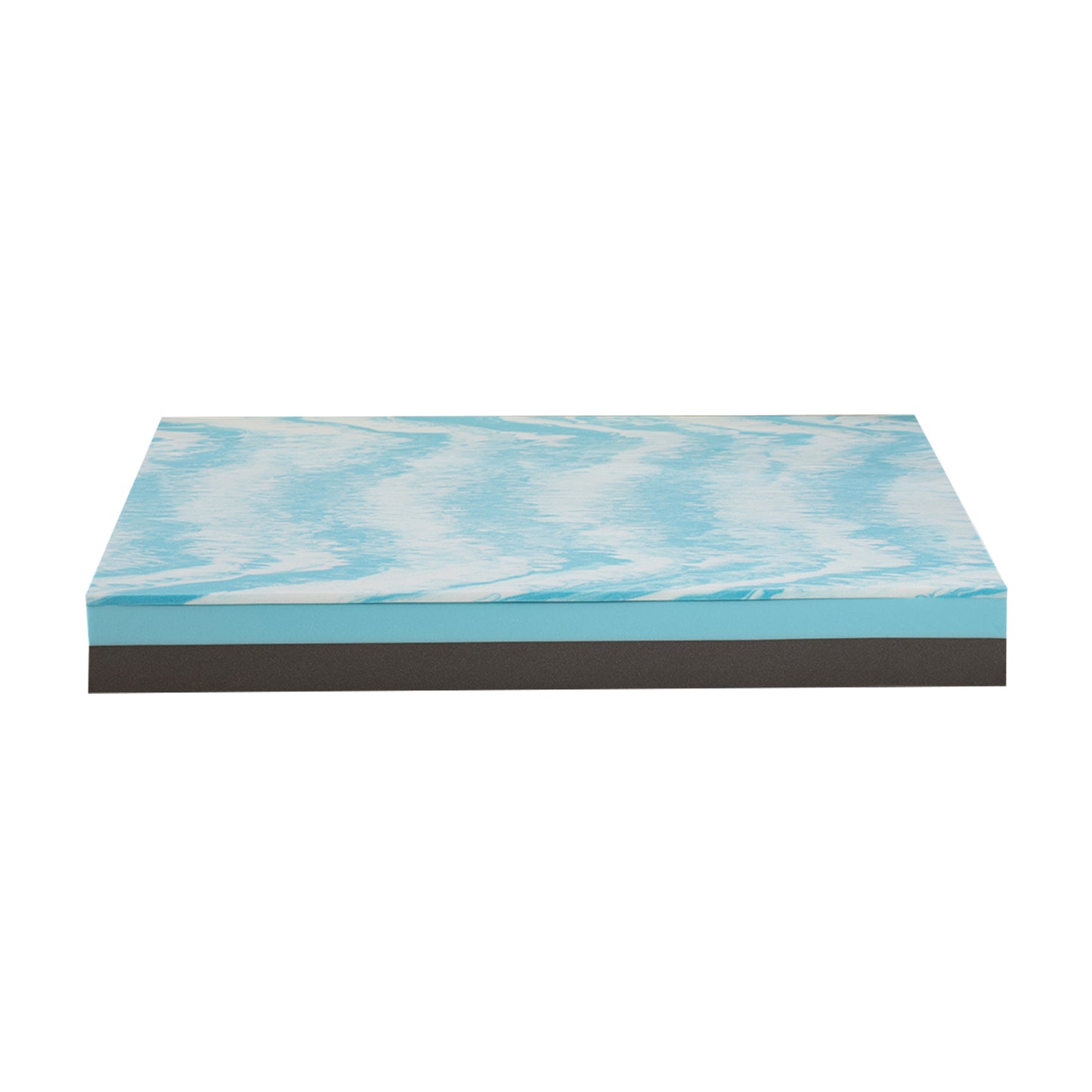 4 in 1 Mattress, Ergonomic 7-zone gel memory foam mattress